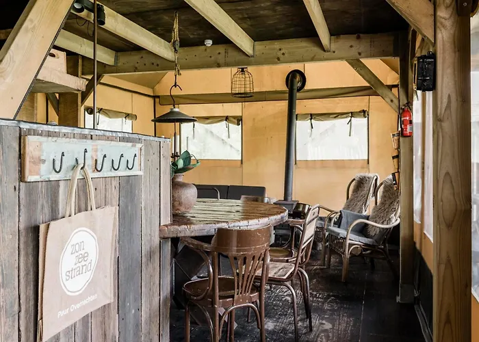 Luksustelt Woodlodge In Duynpark With Panoramic Views