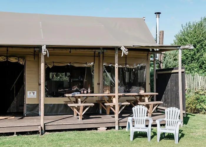 Luksustelt Woodlodge In Duynpark With Panoramic Views *