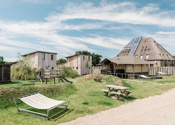 Luksustelt Woodlodge In Duynpark With Panoramic Views Callantsoog